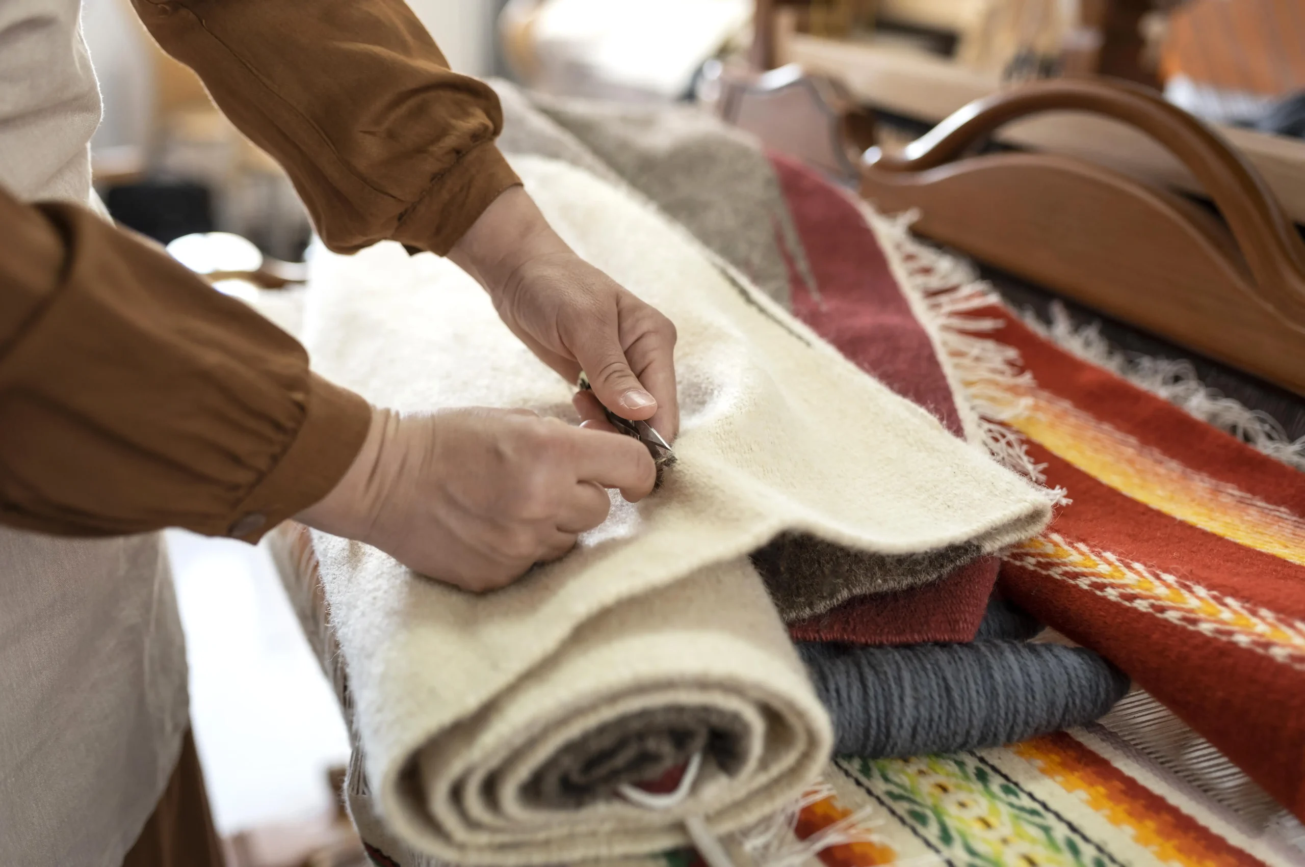 Thảm đan tay Handknot thương hiệu Hàng Kênh