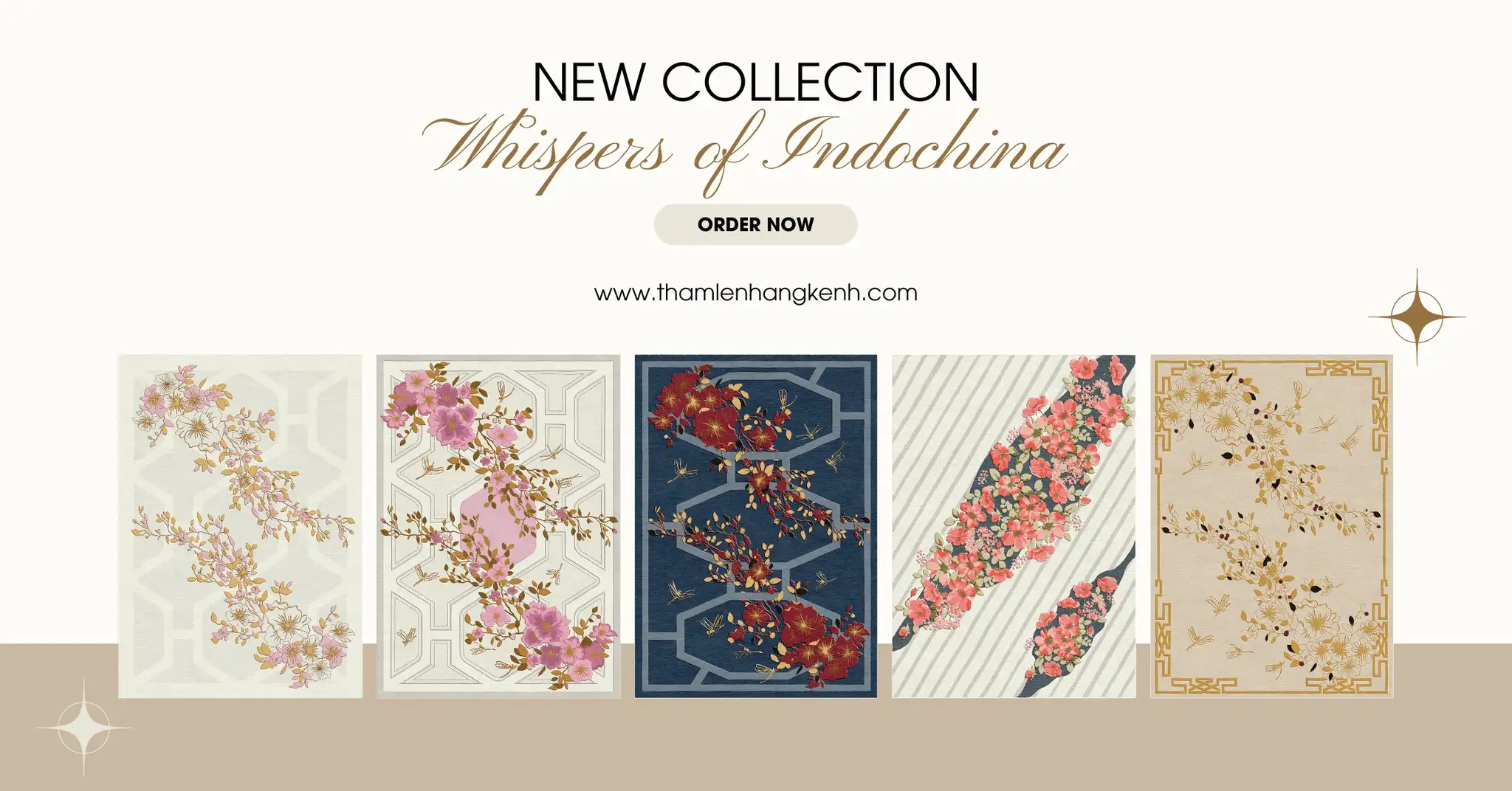 Bộ sưu tập thảm mới nhất Whispers of Indochina tại Hàng Kênh