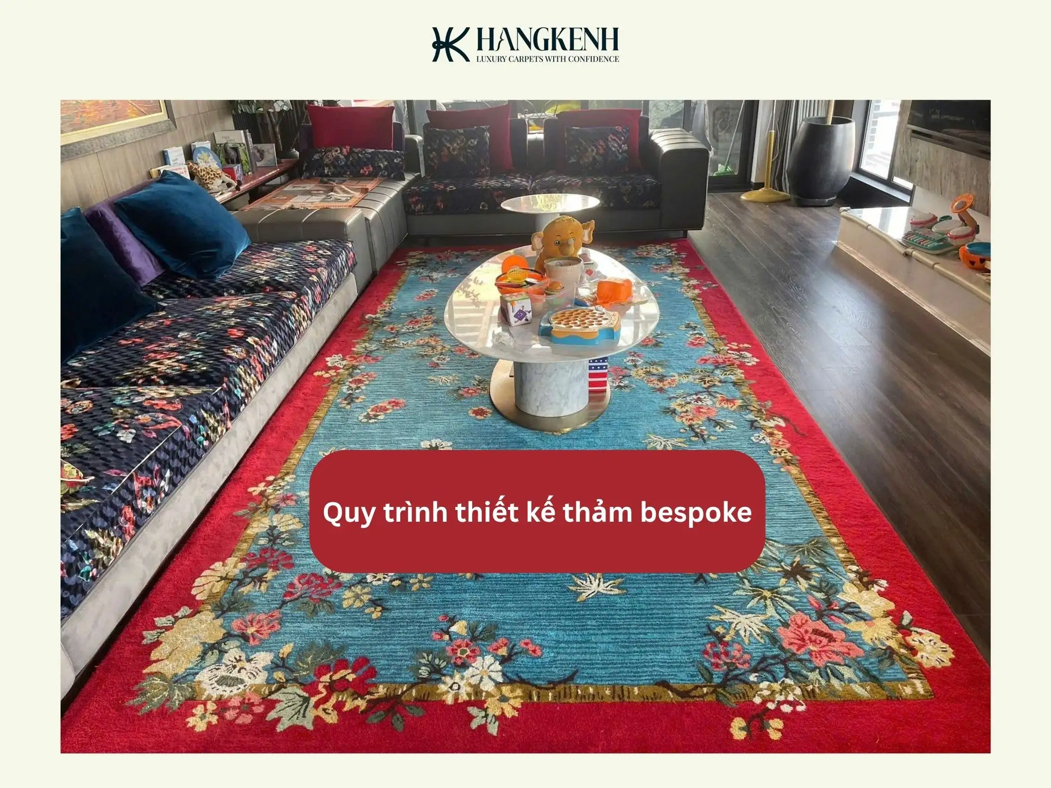 Khám Phá Quy Trình Thiết Kế Thảm Bespoke tại Hàng Kênh